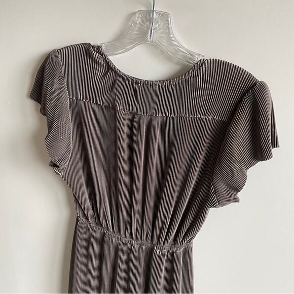 NWT Baltic Born Pewter Pleated Athena Maxi Dress - Picture 6 of 7